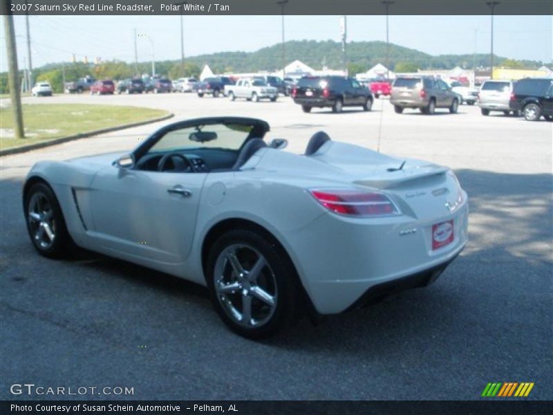 Polar White / Tan 2007 Saturn Sky Red Line Roadster