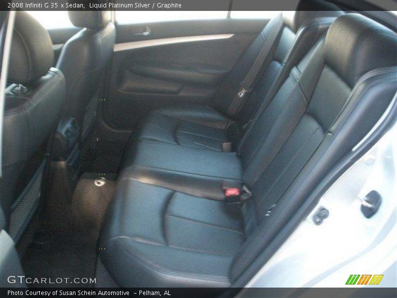 Liquid Platinum Silver / Graphite 2008 Infiniti G 35 x Sedan