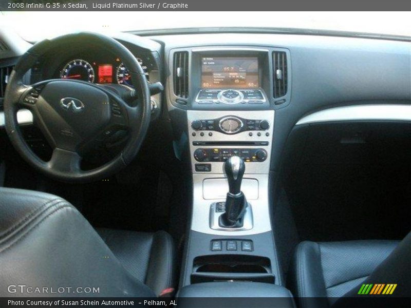 Liquid Platinum Silver / Graphite 2008 Infiniti G 35 x Sedan