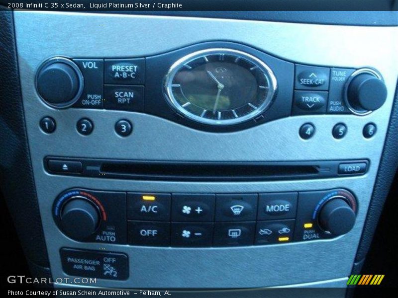 Liquid Platinum Silver / Graphite 2008 Infiniti G 35 x Sedan