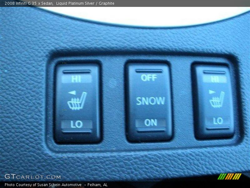 Liquid Platinum Silver / Graphite 2008 Infiniti G 35 x Sedan