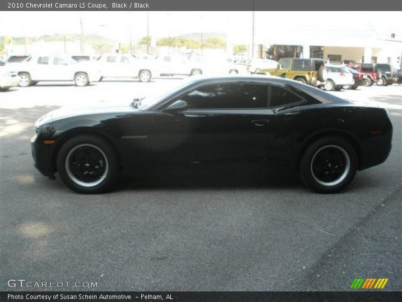 Black / Black 2010 Chevrolet Camaro LS Coupe