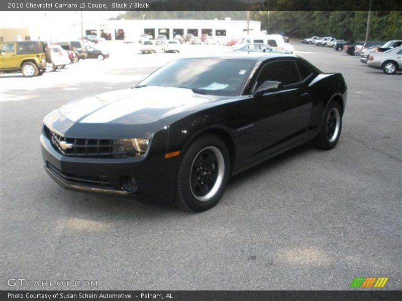 Black / Black 2010 Chevrolet Camaro LS Coupe