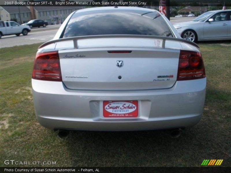 Bright Silver Metallic / Dark Slate Gray/Light Slate Gray 2007 Dodge Charger SRT-8