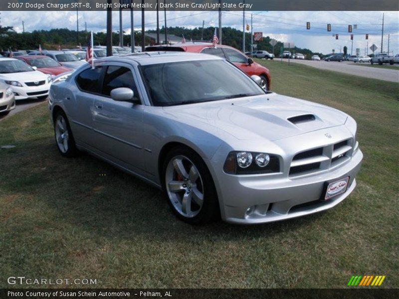 Bright Silver Metallic / Dark Slate Gray/Light Slate Gray 2007 Dodge Charger SRT-8