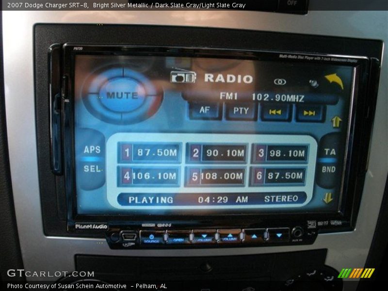 Bright Silver Metallic / Dark Slate Gray/Light Slate Gray 2007 Dodge Charger SRT-8