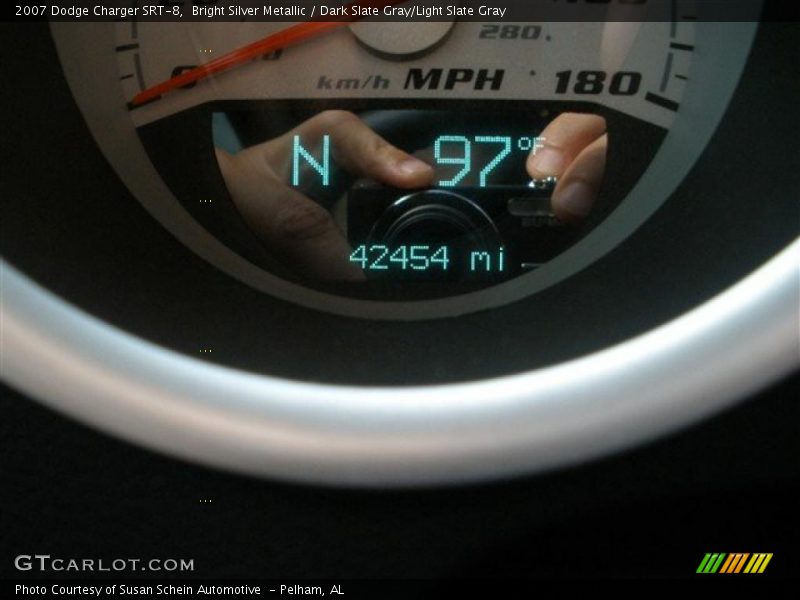 Bright Silver Metallic / Dark Slate Gray/Light Slate Gray 2007 Dodge Charger SRT-8