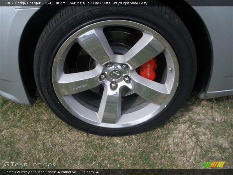 Bright Silver Metallic / Dark Slate Gray/Light Slate Gray 2007 Dodge Charger SRT-8