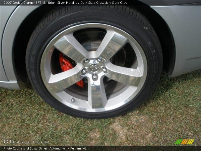 Bright Silver Metallic / Dark Slate Gray/Light Slate Gray 2007 Dodge Charger SRT-8