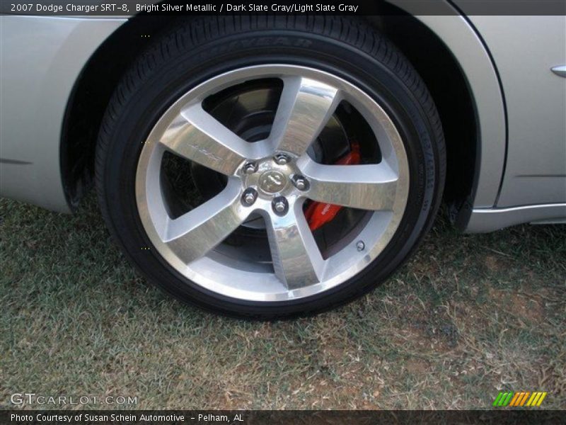 Bright Silver Metallic / Dark Slate Gray/Light Slate Gray 2007 Dodge Charger SRT-8