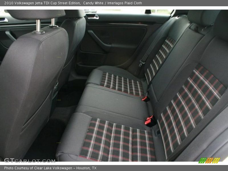  2010 Jetta TDI Cup Street Edition Interlagos Plaid Cloth Interior