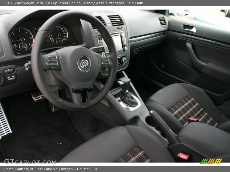 Interlagos Plaid Cloth Interior - 2010 Jetta TDI Cup Street Edition 