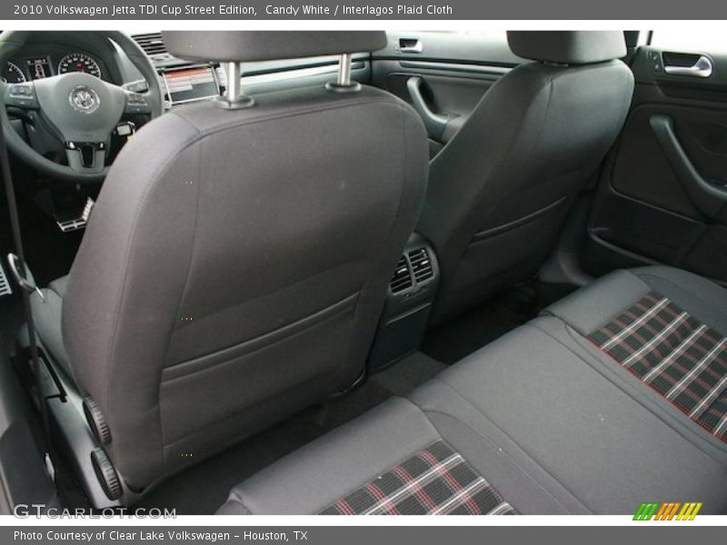  2010 Jetta TDI Cup Street Edition Interlagos Plaid Cloth Interior