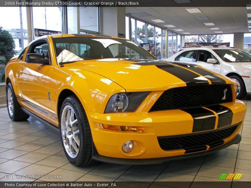 Front 3/4 View of 2009 Mustang Shelby GT500 Coupe