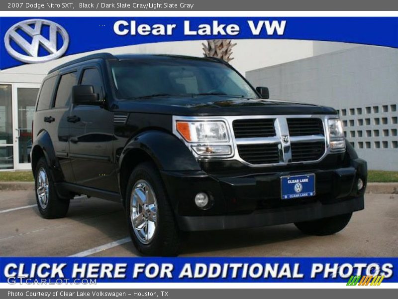 Black / Dark Slate Gray/Light Slate Gray 2007 Dodge Nitro SXT
