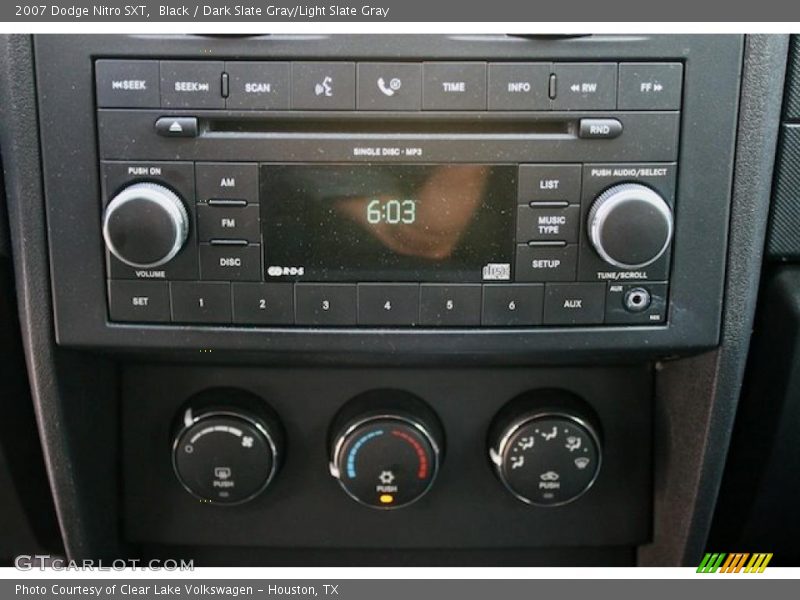 Black / Dark Slate Gray/Light Slate Gray 2007 Dodge Nitro SXT