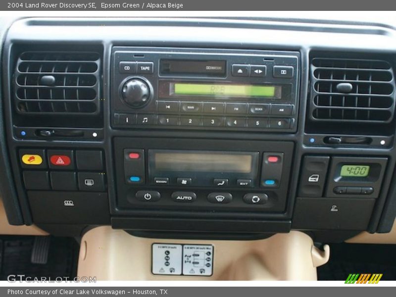 Epsom Green / Alpaca Beige 2004 Land Rover Discovery SE