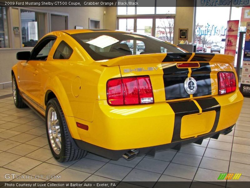 Grabber Orange / Black/Black 2009 Ford Mustang Shelby GT500 Coupe