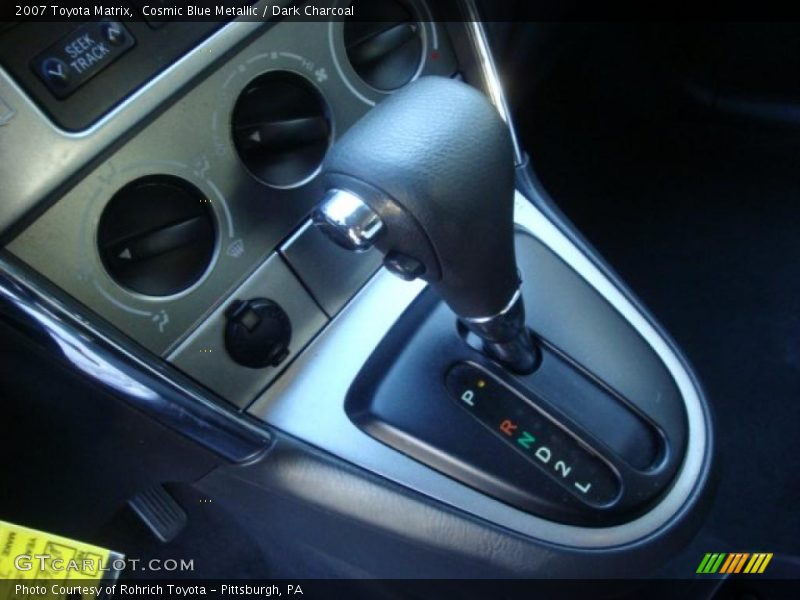 Cosmic Blue Metallic / Dark Charcoal 2007 Toyota Matrix