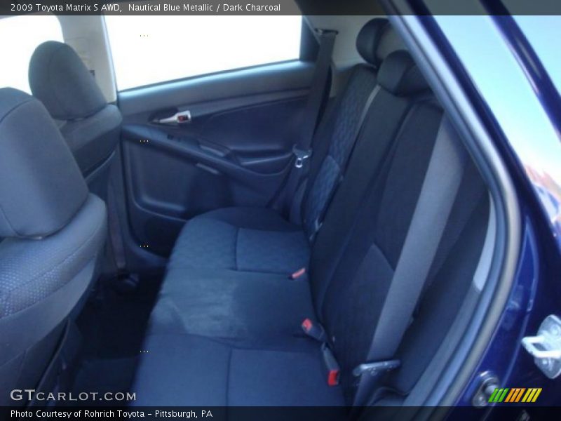Nautical Blue Metallic / Dark Charcoal 2009 Toyota Matrix S AWD