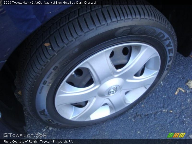 Nautical Blue Metallic / Dark Charcoal 2009 Toyota Matrix S AWD