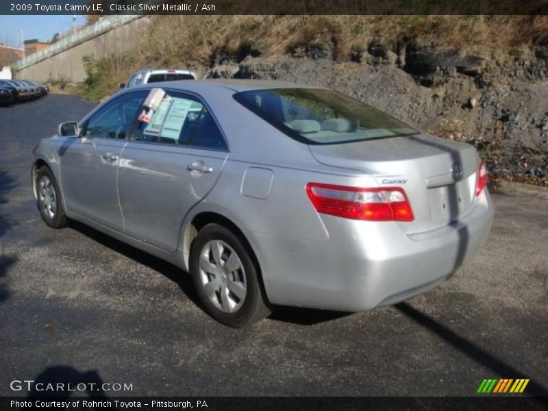 Classic Silver Metallic / Ash 2009 Toyota Camry LE