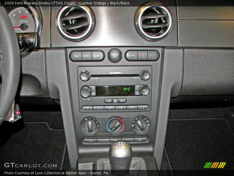 Controls of 2009 Mustang Shelby GT500 Coupe
