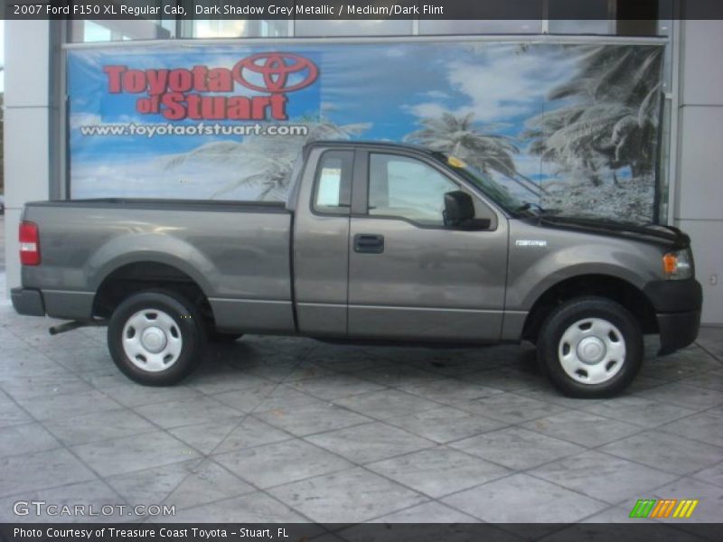 Dark Shadow Grey Metallic / Medium/Dark Flint 2007 Ford F150 XL Regular Cab