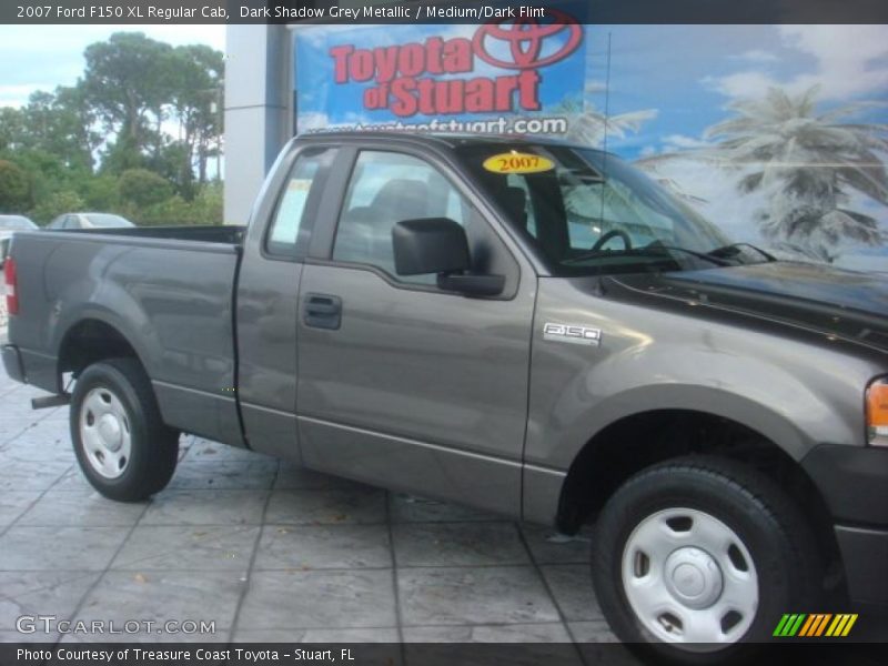 Dark Shadow Grey Metallic / Medium/Dark Flint 2007 Ford F150 XL Regular Cab