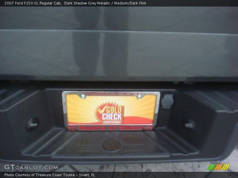 Dark Shadow Grey Metallic / Medium/Dark Flint 2007 Ford F150 XL Regular Cab