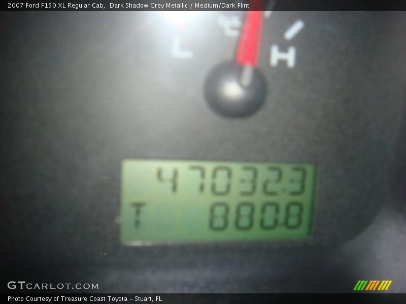 Dark Shadow Grey Metallic / Medium/Dark Flint 2007 Ford F150 XL Regular Cab