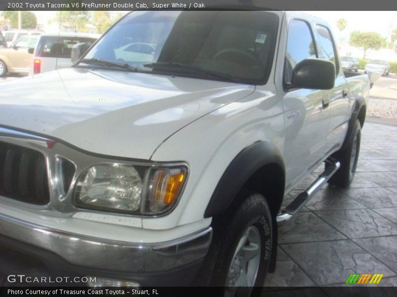 Super White / Oak 2002 Toyota Tacoma V6 PreRunner Double Cab