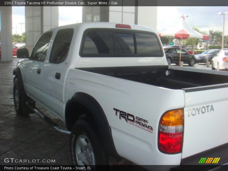 Super White / Oak 2002 Toyota Tacoma V6 PreRunner Double Cab