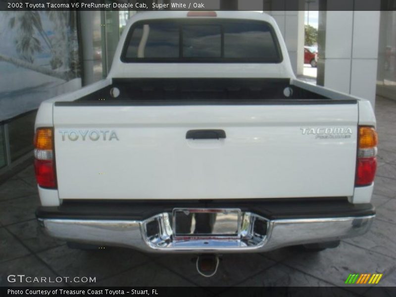 Super White / Oak 2002 Toyota Tacoma V6 PreRunner Double Cab