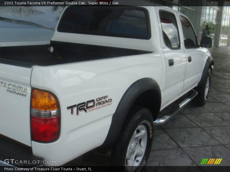 Super White / Oak 2002 Toyota Tacoma V6 PreRunner Double Cab