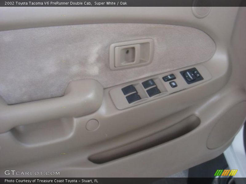 Super White / Oak 2002 Toyota Tacoma V6 PreRunner Double Cab