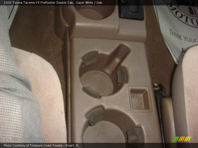 Super White / Oak 2002 Toyota Tacoma V6 PreRunner Double Cab