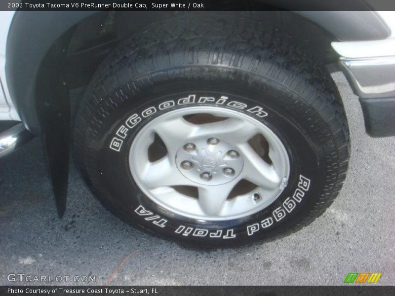 Super White / Oak 2002 Toyota Tacoma V6 PreRunner Double Cab