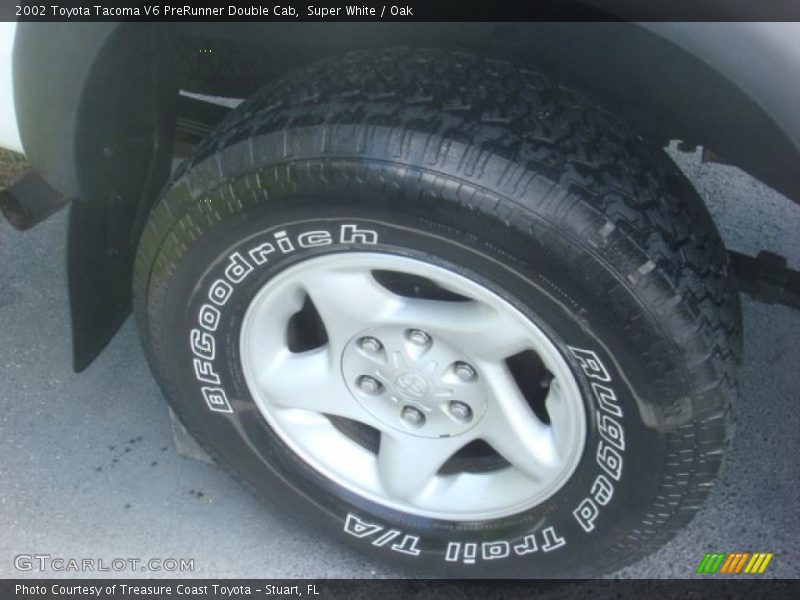 Super White / Oak 2002 Toyota Tacoma V6 PreRunner Double Cab