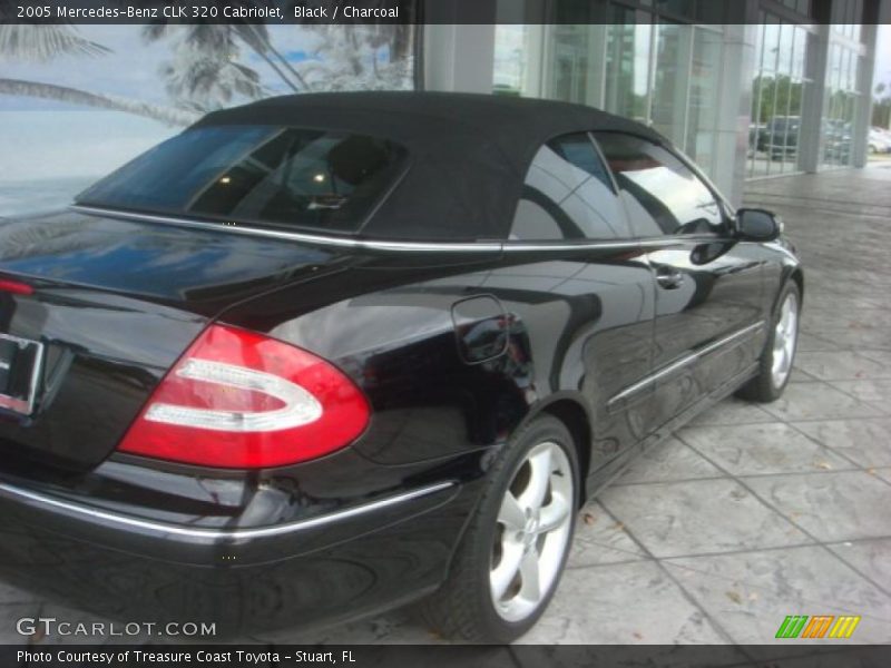 Black / Charcoal 2005 Mercedes-Benz CLK 320 Cabriolet