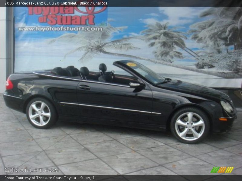 Black / Charcoal 2005 Mercedes-Benz CLK 320 Cabriolet