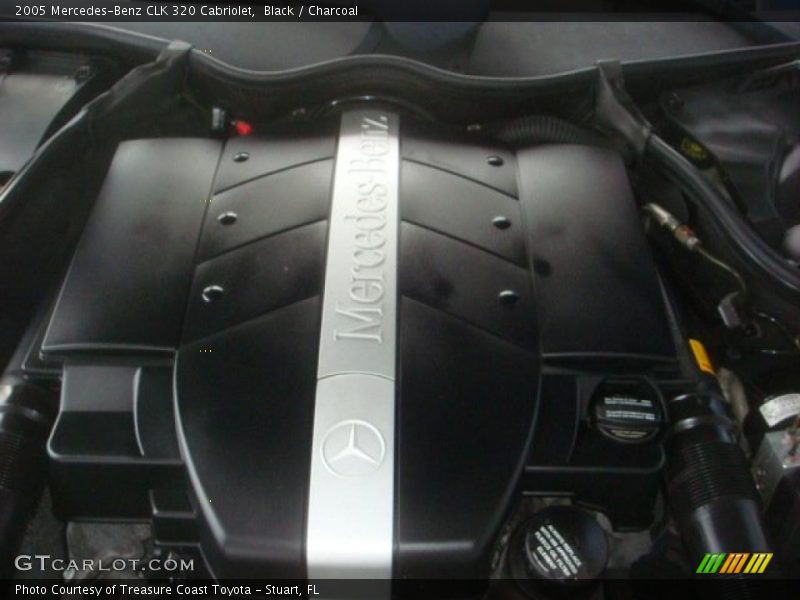 Black / Charcoal 2005 Mercedes-Benz CLK 320 Cabriolet