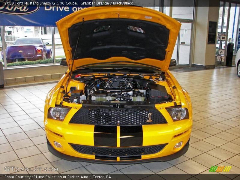 Grabber Orange / Black/Black 2009 Ford Mustang Shelby GT500 Coupe