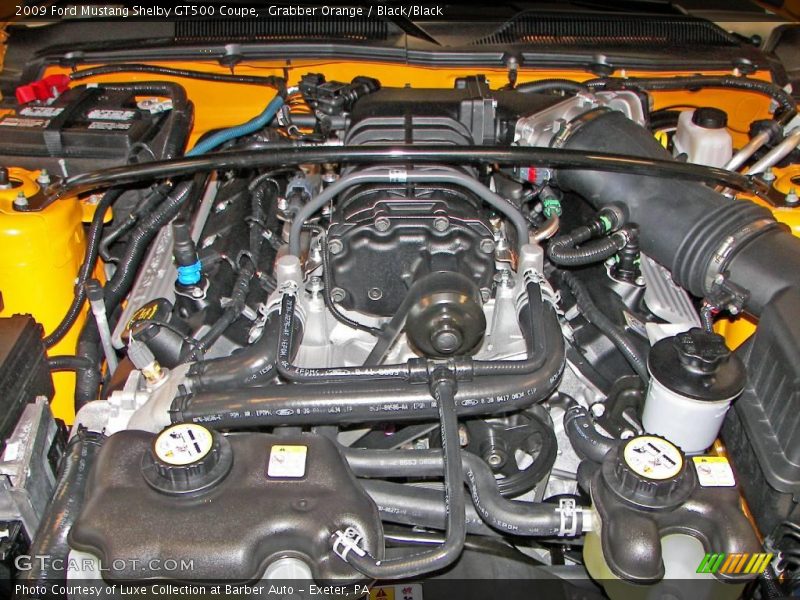  2009 Mustang Shelby GT500 Coupe Engine - 5.4 Liter Supercharged DOHC 32-Valve V8