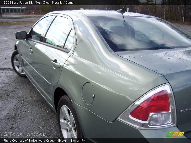 Moss Green Metallic / Camel 2008 Ford Fusion SE