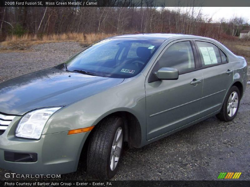 Moss Green Metallic / Camel 2008 Ford Fusion SE