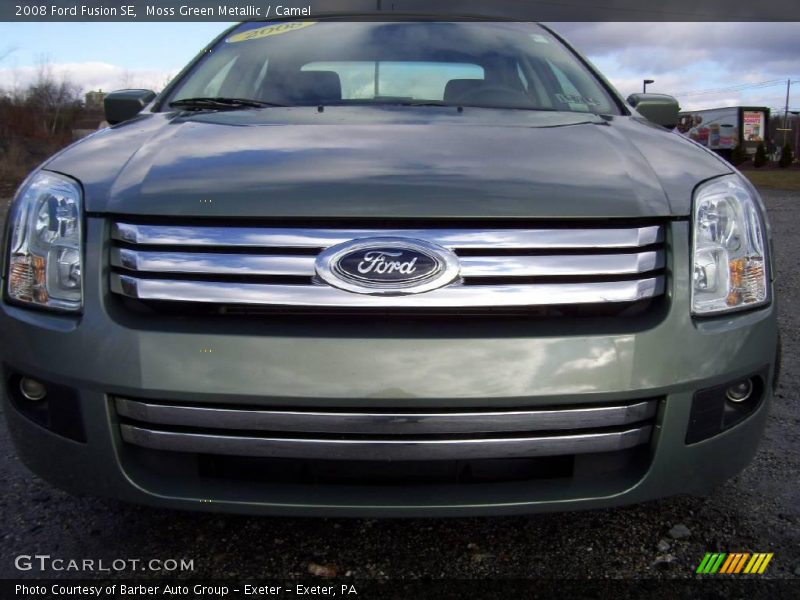 Moss Green Metallic / Camel 2008 Ford Fusion SE