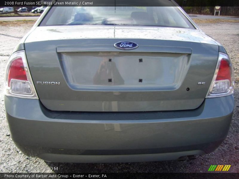 Moss Green Metallic / Camel 2008 Ford Fusion SE