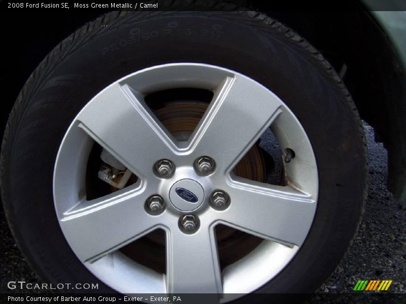 Moss Green Metallic / Camel 2008 Ford Fusion SE