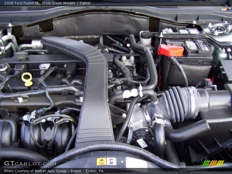 Moss Green Metallic / Camel 2008 Ford Fusion SE